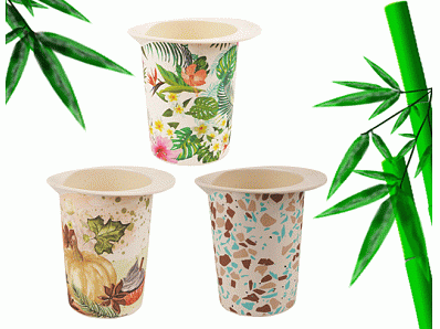 Bamboo fiber Jigger